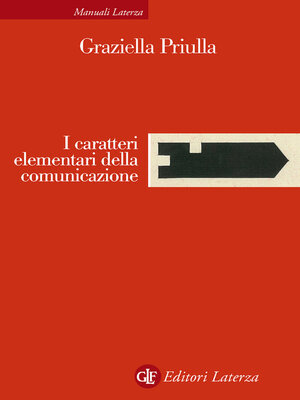 cover image of I caratteri elementari della comunicazione